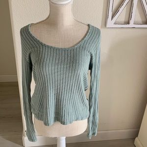 Ribbed long sleeve